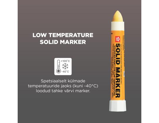 Teollinen tussi SAKURA Solid Marker keltainen