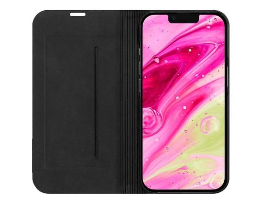 LAUT PRESTIGE FOLIO, iPhone 14 Plus, musta - Älypuhelimen kuoret
