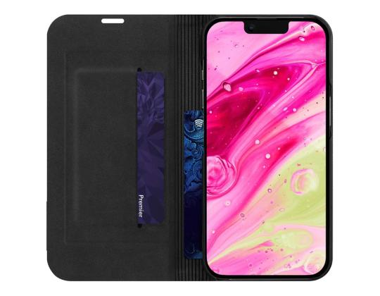 LAUT PRESTIGE FOLIO, iPhone 14 Plus, musta - Älypuhelimen kuoret