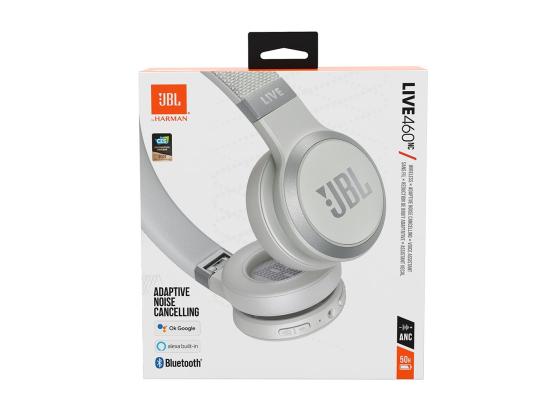 JBL Live 460, valkoinen - On-ear langattomat kuulokkeet