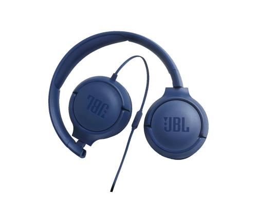 JBL Tune 500, sininen - Kuulokkeet korvassa