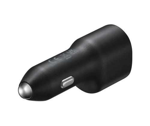 SAMSUNG Duo autolaturi, USB-A, USB-C, 25 W + 15 W, musta - Autolaturi