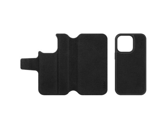 LAUT URBAN FOLIO, iPhone 14, musta - Älypuhelimen kuoret / kotelo