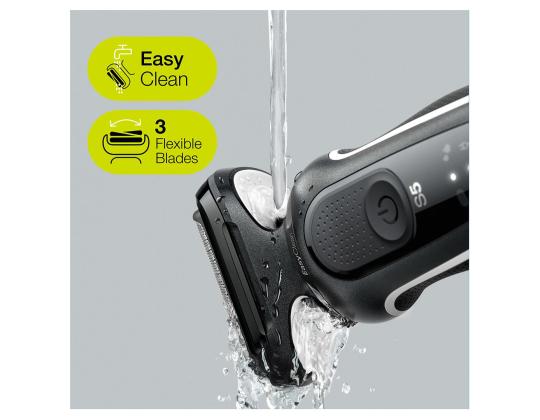 BRAUN Series 5, Wet & Dry, musta - Parranajokone