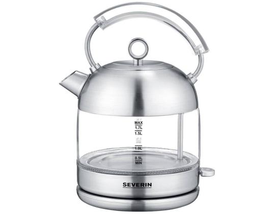 SEVERIN, 2400 W, 1,7 L, lasi - Retro Vedenkeitin