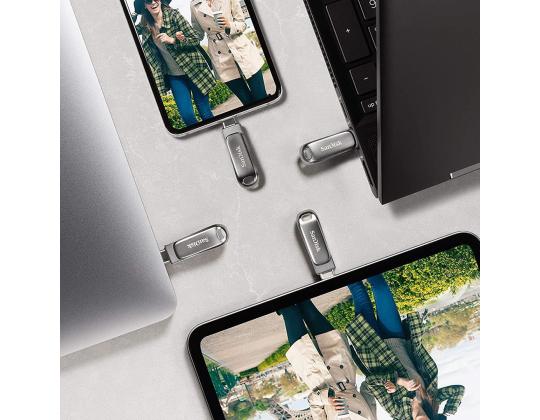 SANDISK Ultra Dual Drive Luxe, USB-A, USB-C, 512 Gt - Mälupulk