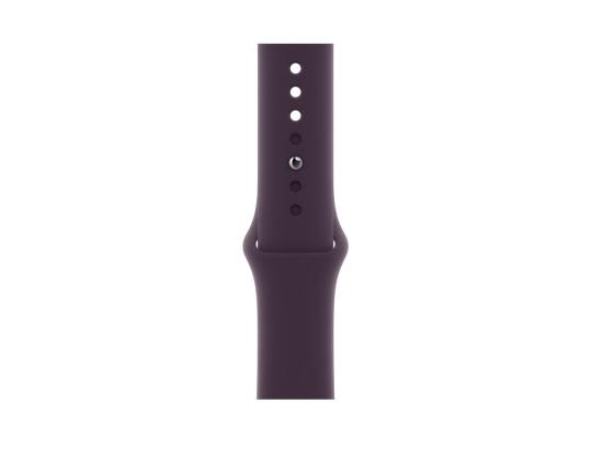 APPLE Watch 45mm, Sport Ranneke, tummanpunainen - Vaihtohihna