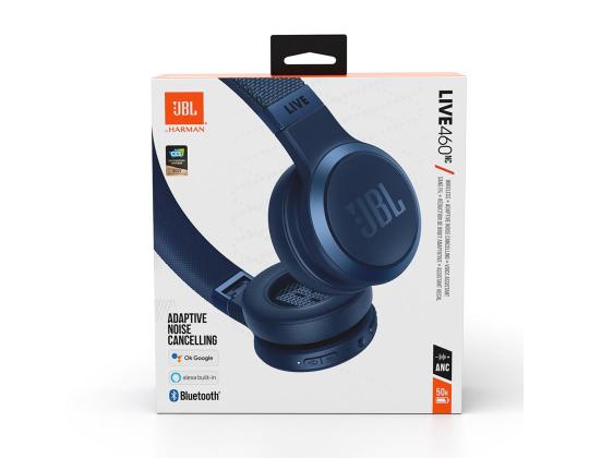JBL Live 460, sininen - On-ear langattomat kuulokkeet
