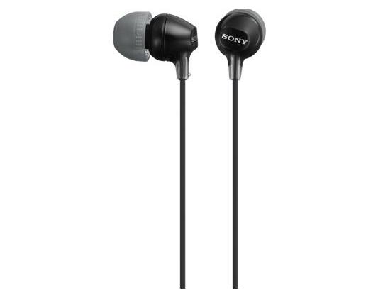 SONY EX15LP, musta - In-ear kuulokkeet