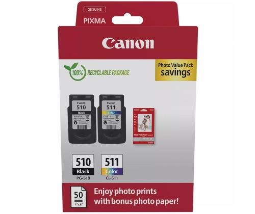 Canon PIXMA PG-510/CL-511 - Mustekasettien monipakkaus