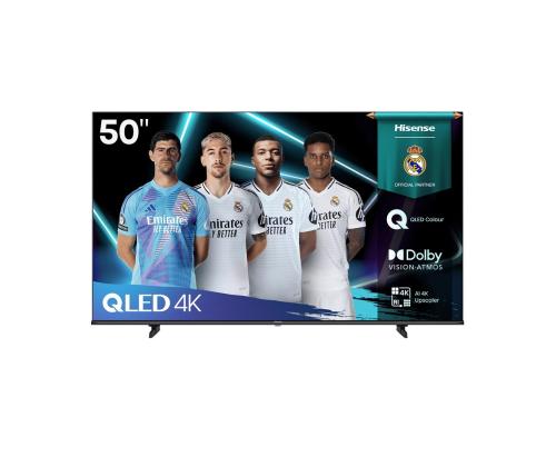 Hisense E7Q, 50'', 4K UHD, QLED, musta - TV-laite
