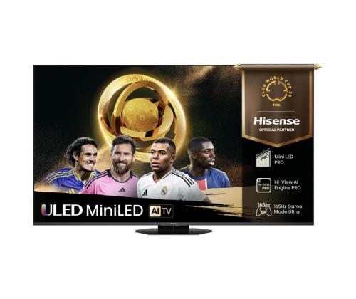 Hisense U8Q, 65'', 4K UHD, ULED, Mini LED, musta - TV:t