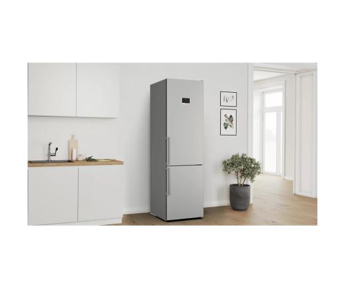 Bosch, NoFrost, 363 L, korkeus 203 cm, ruostumatonta terästä - Jääkaapit ja pakastimet