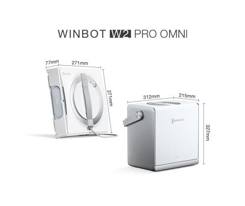 Ecovacs Winbot W2 Pro Omni, valkoinen - Aknapesurobot