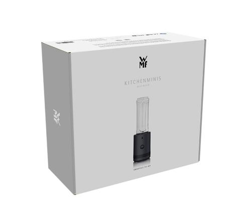 WMF Kitchenminis, Smoothie-to-go, 300 W, musta - Tehosekoittimet
