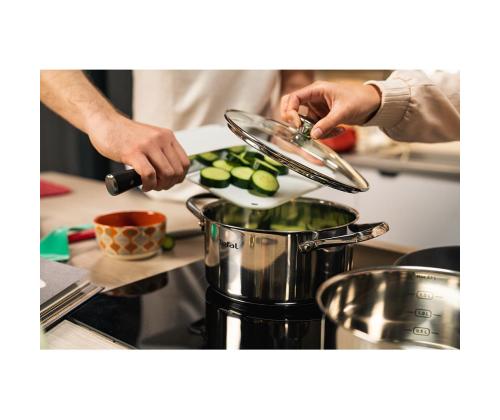 Tefal Cook Eat, 16/20/24 cm, 7-osainen - Kattilasarja + kannet