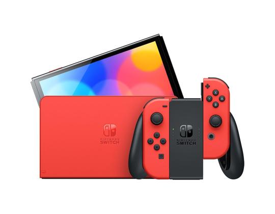 Nintendo Switch OLED, Mario Red - Pelikonsoli