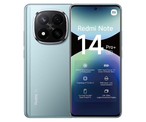 Xiaomi Redmi Note 14 Pro+ 5G, vaaleansininen - Älypuhelimet - Smartphones