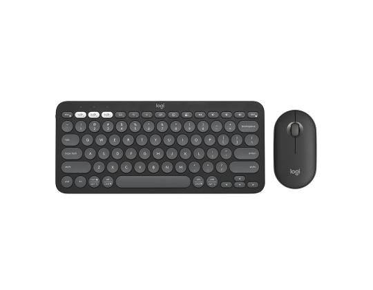 Logitech Pebble 2 Combo, USA, musta - Langaton näppäimistö ja hiiri