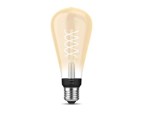 Philips Hue White, E27, pehmeän valkoinen, hehkulangalla - Älykäs valaisinlaite
