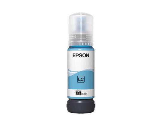 Epson 108 EcoTank, vaalea syaani - Mustesäiliön täyttöpullo