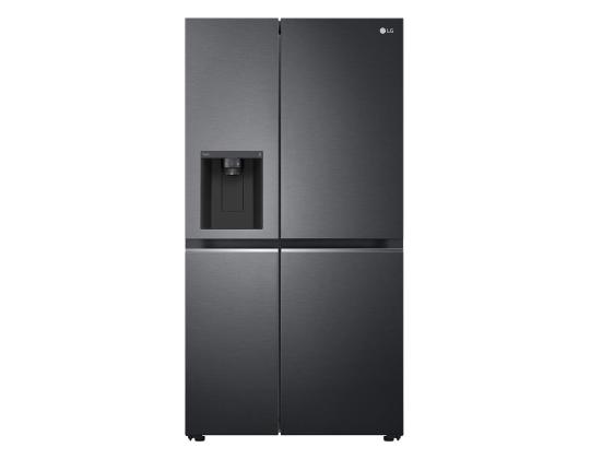 LG, vesi- ja jääannostelija, 635 L, korkeus 179 cm, musta - SBS jääkaappi