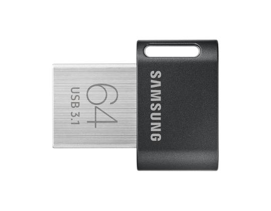 SAMSUNG FIT Plus, USB 3.1, 64 Gt, musta - Muistitikku