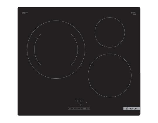 Bosch series 4, leveys 59,2 cm, kehyksetön, musta - Integroitu induktioliesi