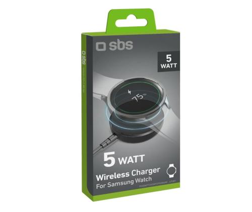 SBS Langaton laturi Samsung Watchille, 5 W, musta - Langaton laturi