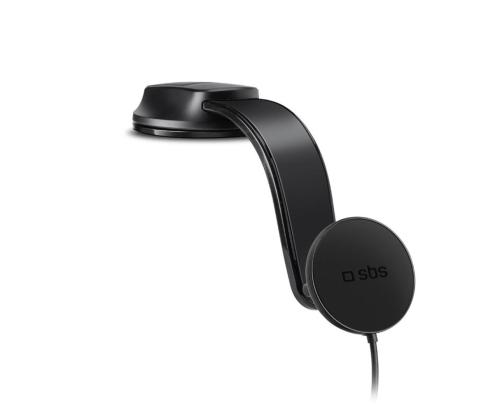 SBS 15W autoteline, Magsafe, musta - Langaton autolaturi