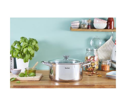 Tefal Cook Eat, 16/20/24 cm, 7-osainen - Kattilasarja + kannet