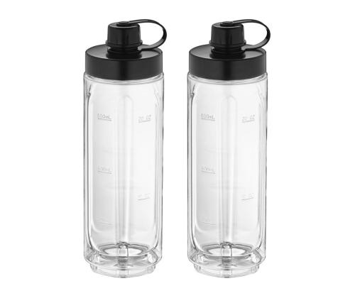 WMF Kitchenminis, Smoothie-to-go, 300 W, musta - Tehosekoittimet
