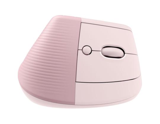 Logitech Lift Vertical Ergonomic Mouse, äänetön, vaaleanpunainen - Langaton optinen hiiri