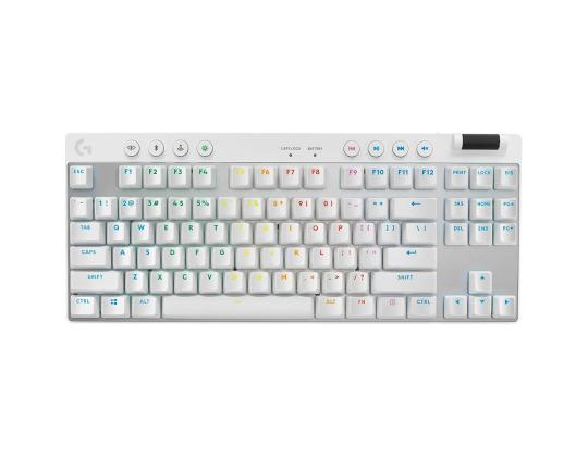 Logitech PRO X TKL, US, valkoinen - Langaton näppäimistö