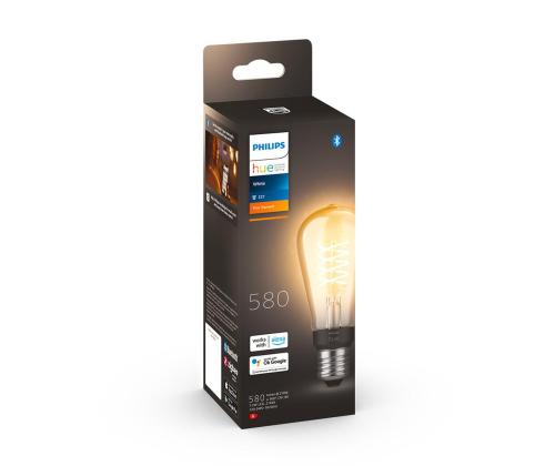 Philips Hue White, E27, pehmeän valkoinen, hehkulangalla - Älykäs valaisinlaite