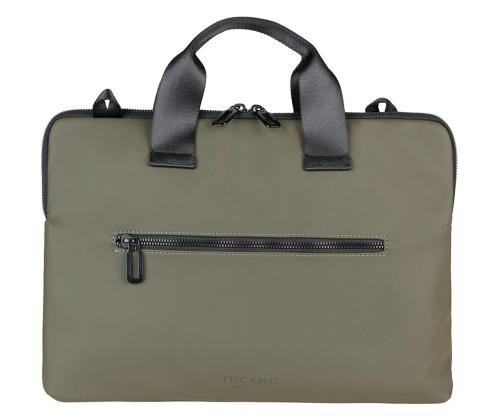 Tucano Gommo Slim Brief, 14´´, vihreä - Kannettavan tietokoneen laukku