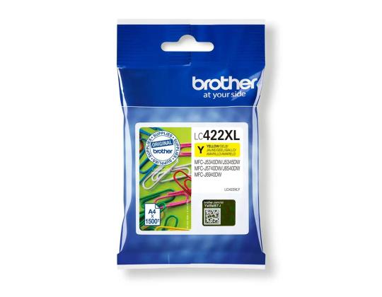 Brother LC422Y XL, kollane - Tindikassett