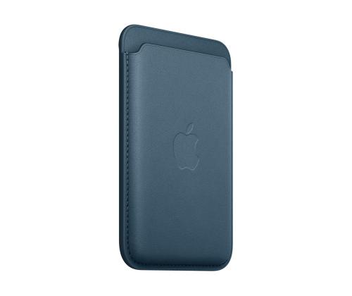 Apple FineWoven Wallet, Magsafe, sininen - Korttitasku