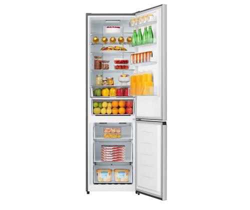 Hisense, NoFrost 336 L, korkeus 201 cm, harmaa - Jääkaappi - Jääkaappi