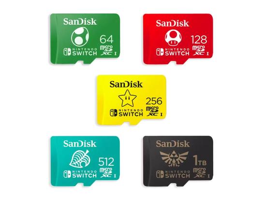 SanDisk microSDXC -kortti Nintendo Switchille, 256 Gt - Mälukaart