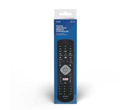 Savio RC-10, Philips TV, musta - TV-varaosakonsoli
