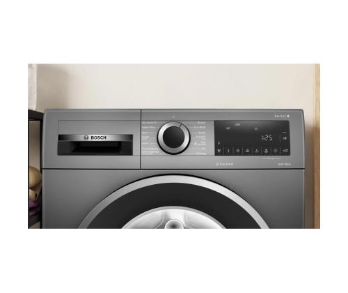 Bosch Series 6, 9 kg, syvyys 59 cm, 1400 kierrosta minuutissa, harmaa - Kannettava pesukone