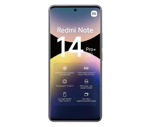 Xiaomi Redmi Note 14 Pro+ 5G, violetti - Älypuhelin