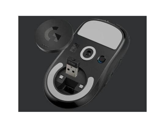 Logitech Pro X, musta - Langaton optinen hiiri