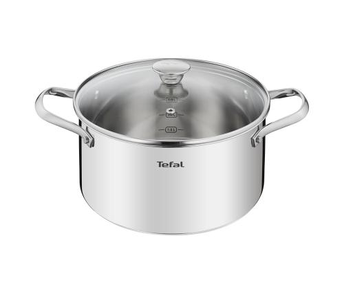 Tefal Cook Eat, 16/20/24 cm, 7-osainen - Kattilasarja + kannet