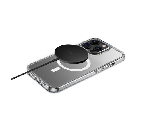 Puro Magnetic Wireless, USB-C, MagSafe, 1 m, musta - Langaton laturi