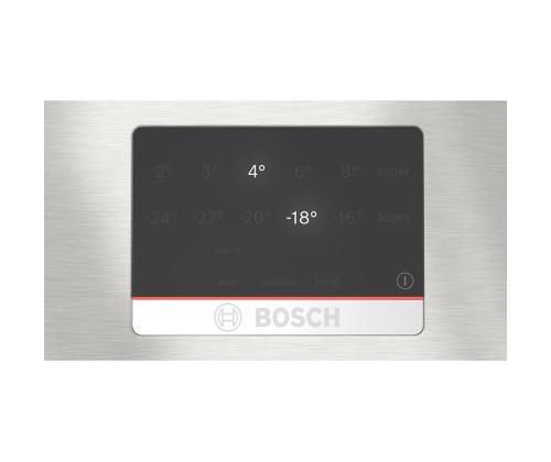 Bosch, NoFrost, 321 L, korkeus 186 cm, ruostumatonta terästä - Jääkaappi ja pakastin