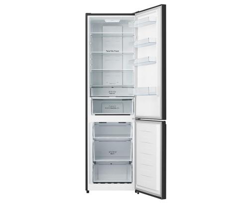 Hisense, NoFrost, 336 L, 201 cm, musta - Jääkaappi ja pakastin