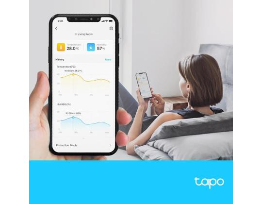TP-Link Tapo T315, valkoinen - Älykäs lämpötila- ja kosteusmittari