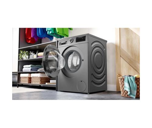 Bosch Series 6, 9 kg, syvyys 59 cm, 1400 kierrosta minuutissa, harmaa - Kannettava pesukone